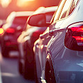 © Borin | magnific.com | Ein Autobahnstau mit mehreren Fahrzeugen, die während der Hauptverkehrszeit in einer Schlange stehen blieben